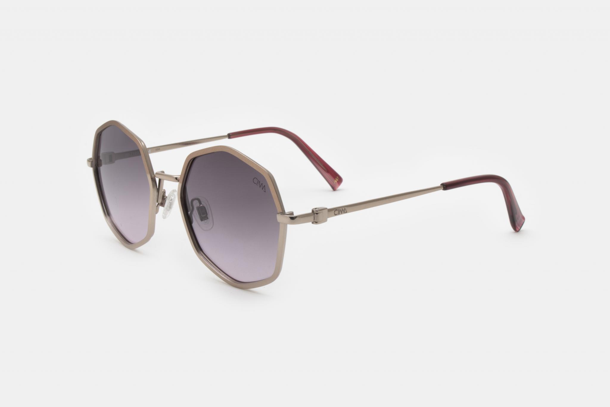 DREAMY SUN 4 DORADO ROSE MATE  - DORADO MATE TERMINAL BORDO VETAS / GRIS DEGRADE A ROSA PL