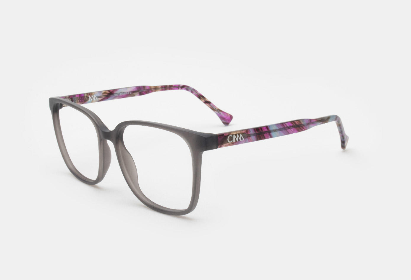 HARMONY 10 GRIS PALIDO MATE - TRAMA VIOLETA AZUL LILA MATE