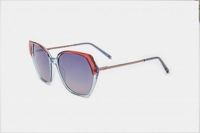 BOREAL 07 SUN ROJO TRANS CON AZUL TRANS - DORADO ROSE MATE / DEGRADE VIOLETA A ROSA PL