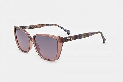 HARMONY 2 SUN AZUL TRANSP MATE - TRAMA MARRON ROSA VIOLETA MATE / GRIS DEGRADE A ROSA PL