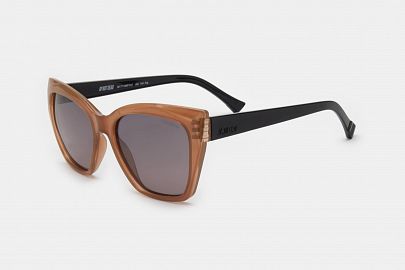 CLEM MAIZ - NEGRO BRILLO  / VIOLETA DEGRADE A BORDO PL